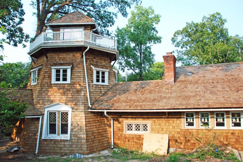 Cedar Roof Installation detail